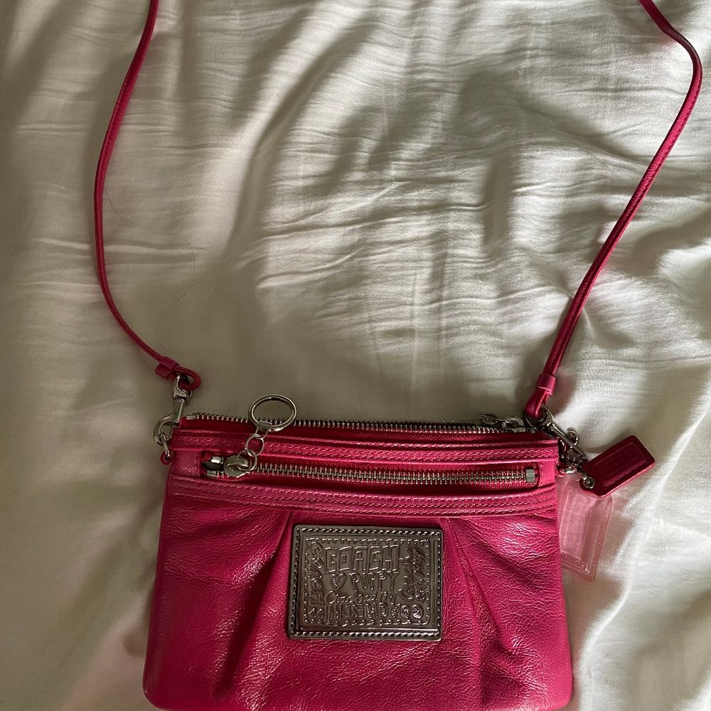 Coach Cross Body Pink Purse